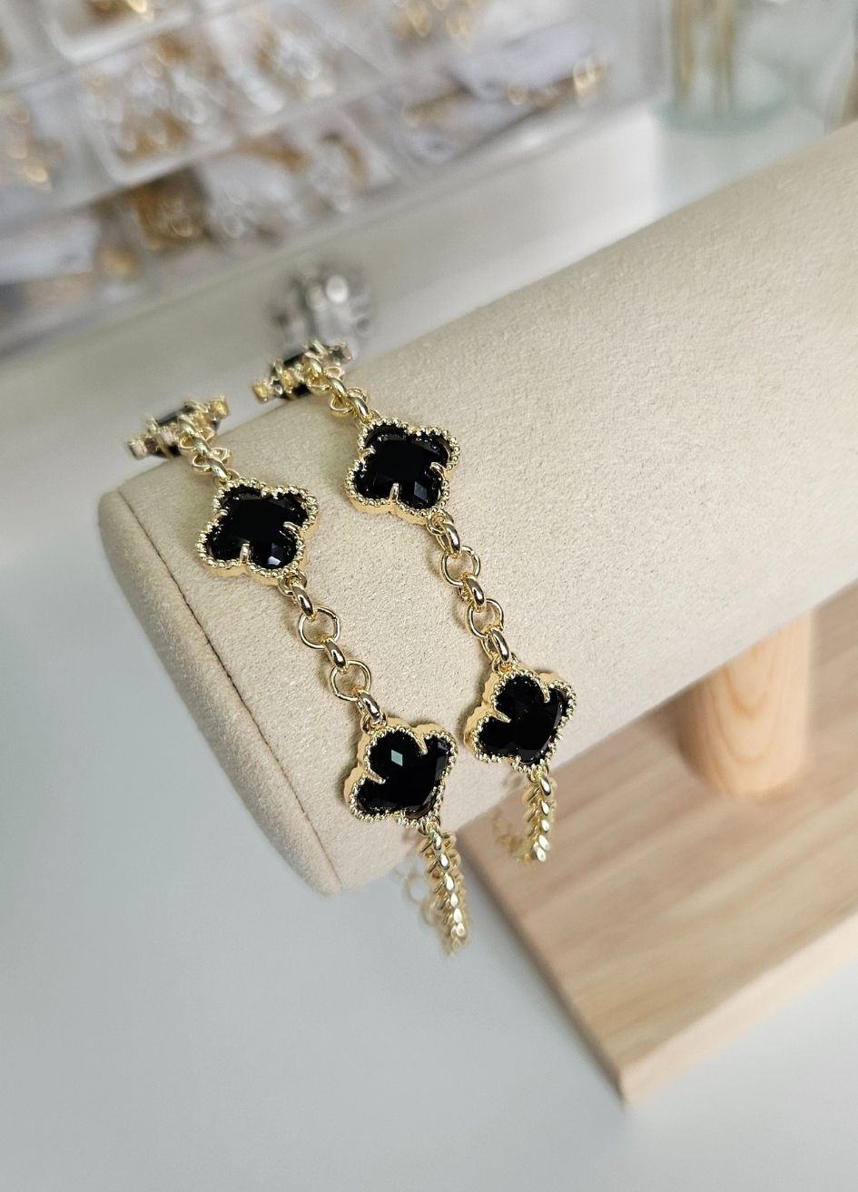 BRACELET SARI NOOR - Noir