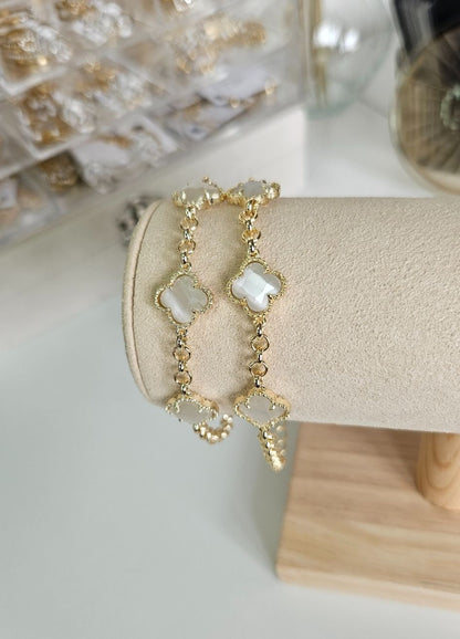 BRACELET SARI NOOR - Blanc